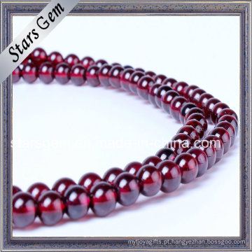 Boa Qualidade Vinho Cor Natural Garnet Bracelet